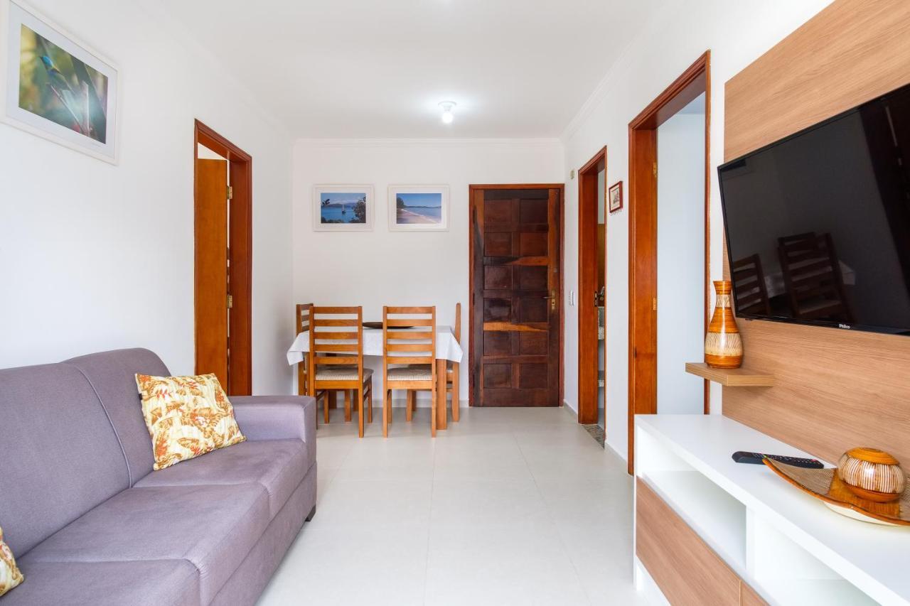 Apartamento A 100 Metros Da Praia - 01 Dormitorio - Edificio Agua Viva Ubatuba Εξωτερικό φωτογραφία