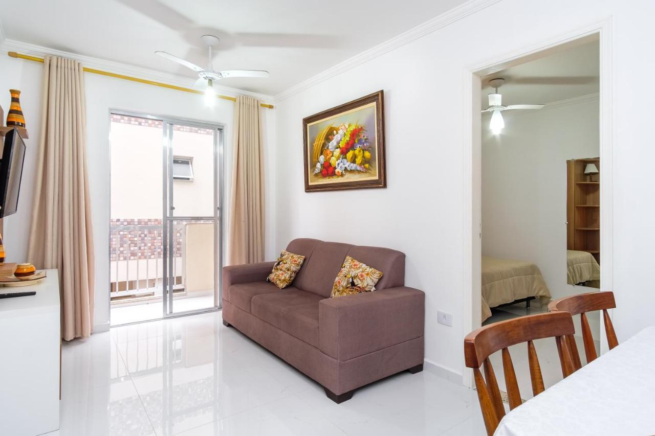 Apartamento A 100 Metros Da Praia - 01 Dormitorio - Edificio Agua Viva Ubatuba Εξωτερικό φωτογραφία